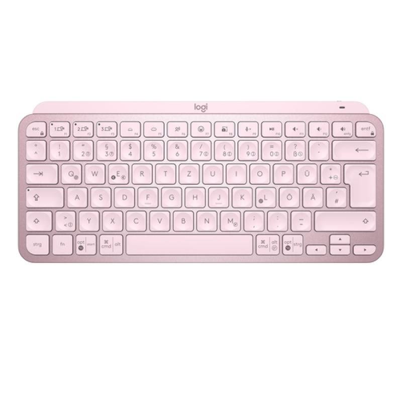 Logitech MX Keys Mini teclado RF Wireless + Bluetooth QWERTY Inglés Rosa