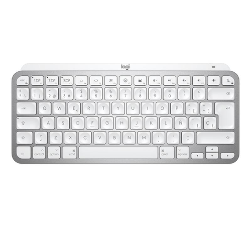Logitech MX Keys Mini For Mac Minimalist Wireless Illuminated Keyboard teclado Bluetooth QWERTY Español Gris