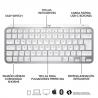Logitech MX Keys Mini For Mac Minimalist Wireless Illuminated Keyboard teclado Bluetooth QWERTY Español Gris