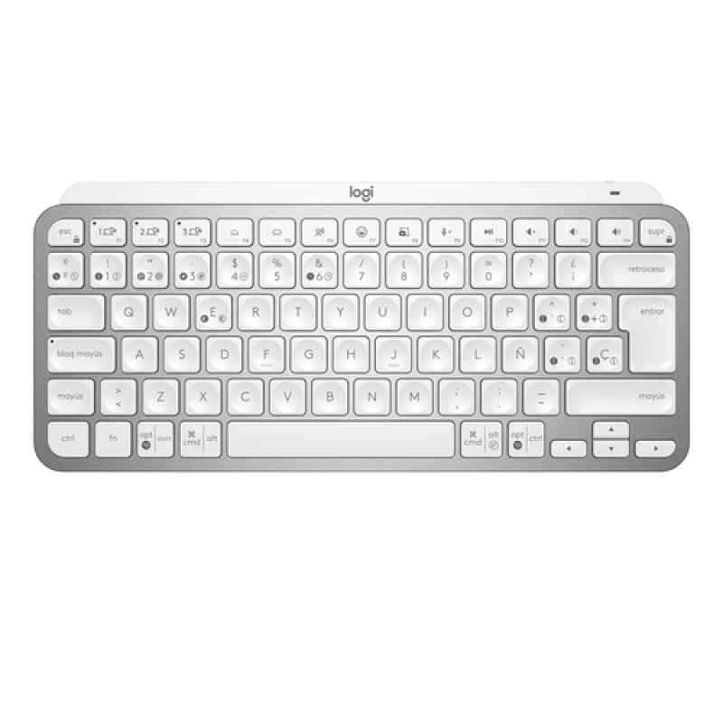Logitech MX Keys Mini teclado RF Wireless + Bluetooth QWERTY Español Gris