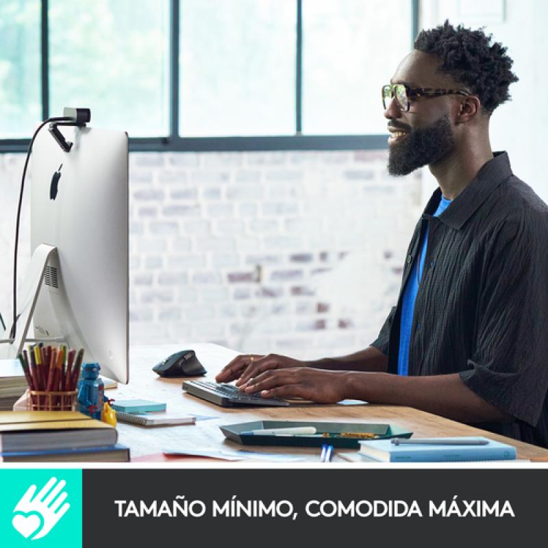 Logitech MX Keys Mini teclado RF Wireless + Bluetooth QWERTY Español Gris