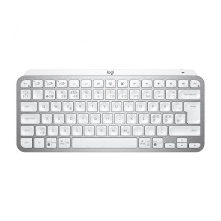 Logitech MX Keys Mini teclado RF Wireless + Bluetooth QWERTY Nórdico Gris