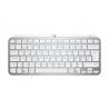 Logitech MX Keys Mini teclado RF Wireless + Bluetooth QWERTY Nórdico Gris