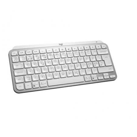 Logitech MX Keys Mini teclado RF Wireless + Bluetooth QWERTY Nórdico Gris