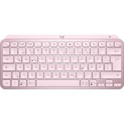 Logitech MX Keys Mini teclado RF Wireless + Bluetooth QWERTZ Alemán Rosa