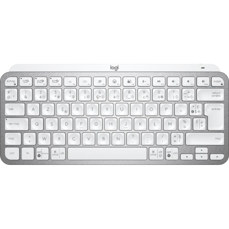 Logitech MX Keys Mini teclado RF Wireless + Bluetooth ĄŽERTY Francés Gris