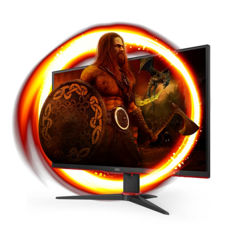 AOC 27G2SAE/BK pantalla para PC 68,6 cm (27") 1920 x 1080 Pixeles Full HD LED Negro, Rojo