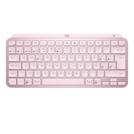 Logitech MX Keys Mini teclado RF Wireless + Bluetooth Español Rosa