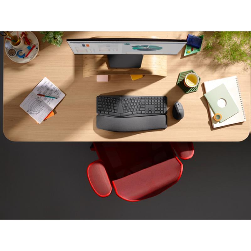 Logitech K860 for Business teclado Bluetooth AZERTY Francés Grafito