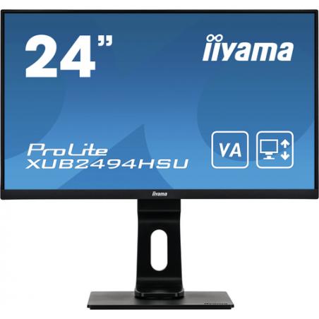 iiyama ProLite XUB2494HSU-B1 pantalla para PC 60,5 cm (23.8") 1920 x 1080 Pixeles Full HD Negro