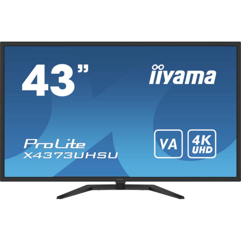 iiyama ProLite X4373UHSU-B1 pantalla para PC 108 cm (42.5") 3840 x 2160 Pixeles 4K Ultra HD Negro