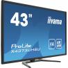 iiyama ProLite X4373UHSU-B1 pantalla para PC 108 cm (42.5") 3840 x 2160 Pixeles 4K Ultra HD Negro