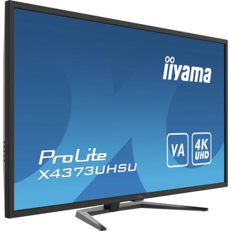 iiyama ProLite X4373UHSU-B1 pantalla para PC 108 cm (42.5") 3840 x 2160 Pixeles 4K Ultra HD Negro