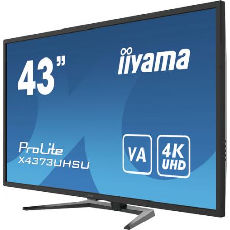 iiyama ProLite X4373UHSU-B1 pantalla para PC 108 cm (42.5") 3840 x 2160 Pixeles 4K Ultra HD Negro