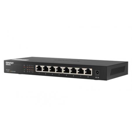 QNAP QSW-1108-8T switch No administrado 2.5G Ethernet (100/1000/2500) Negro