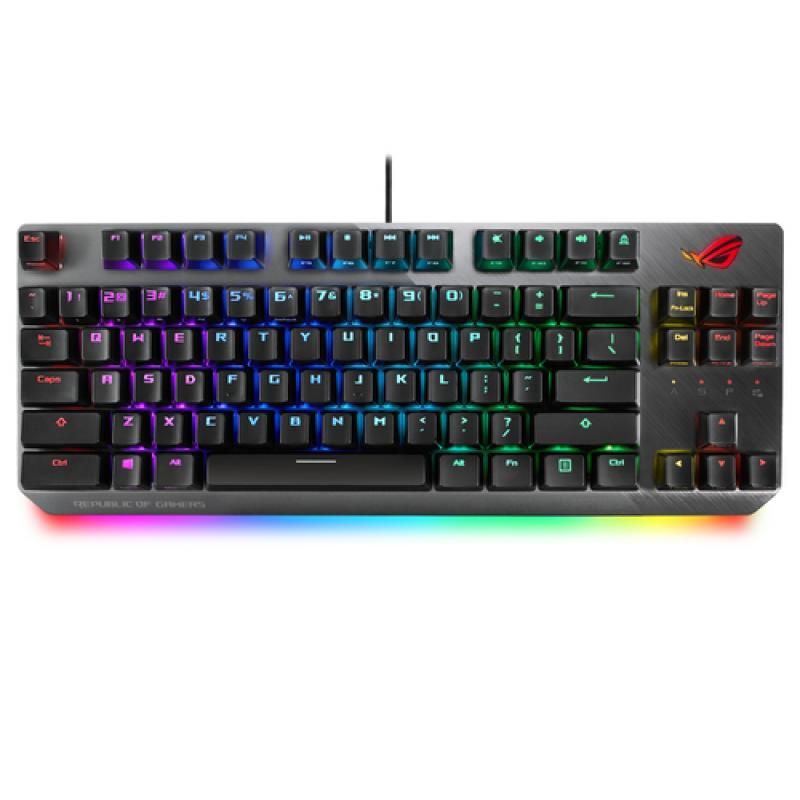 ASUS ROG Strix Scope NX TKL teclado USB QWERTY Español Negro, Gris