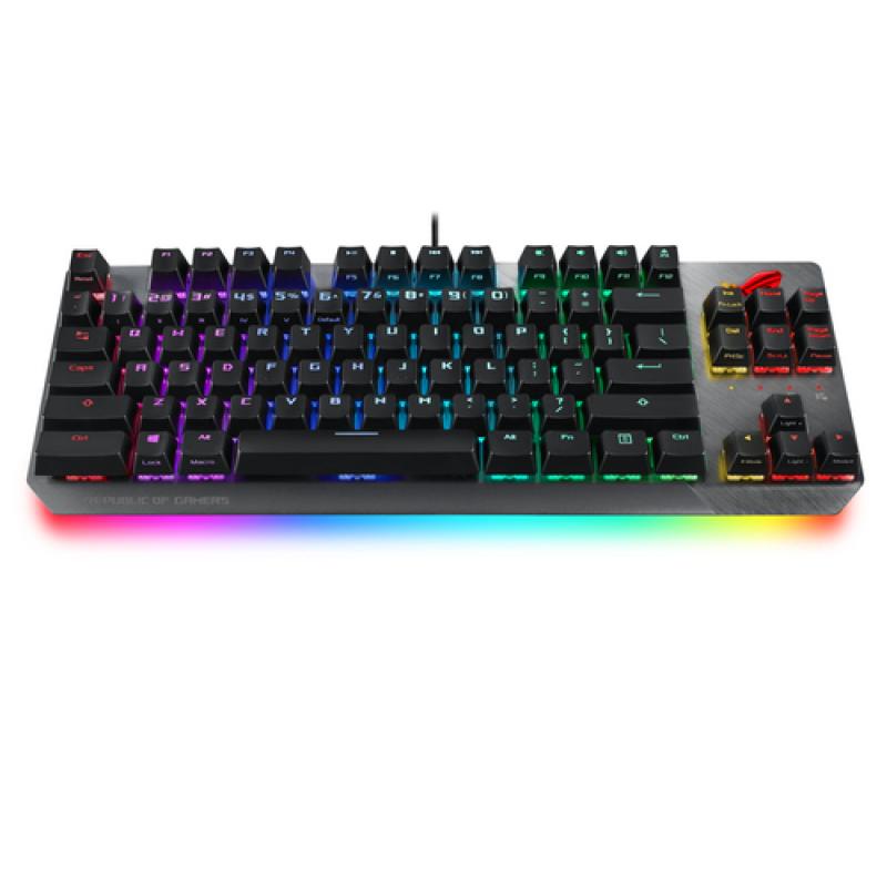 ASUS ROG Strix Scope NX TKL teclado USB QWERTY Español Negro, Gris