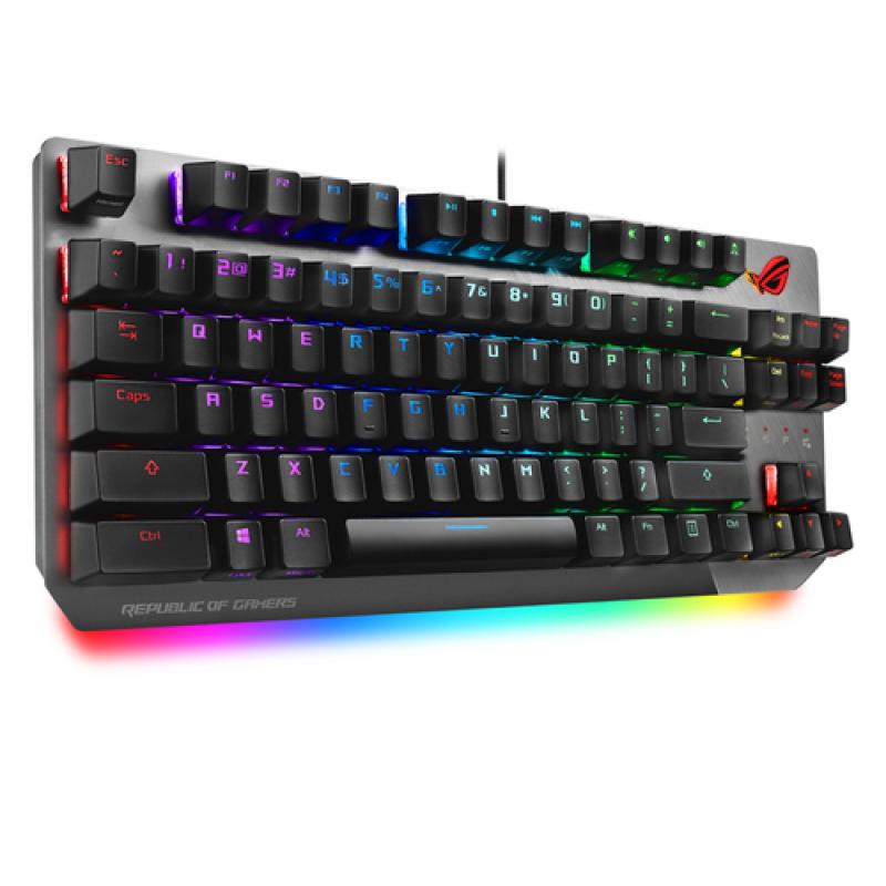 ASUS ROG Strix Scope NX TKL teclado USB QWERTY Español Negro, Gris