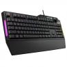 ASUS TUF Gaming K1 teclado USB Inglés, Español Negro