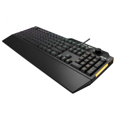 ASUS TUF Gaming K1 teclado USB Inglés, Español Negro