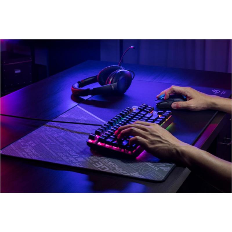 ASUS ROG Strix Impact II Wireless ratón mano derecha RF Wireless + USB Type-C Óptico 16000 DPI