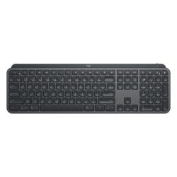 Logitech MX Keys teclado RF Wireless + Bluetooth Portugués Grafito