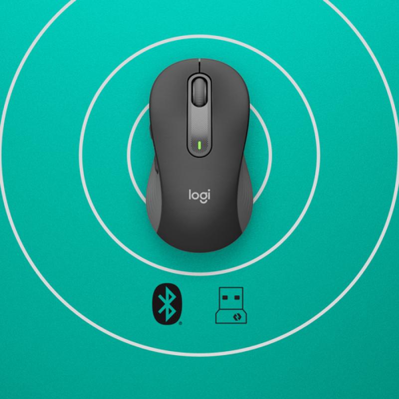 Logitech Signature M650 for Business ratón mano derecha RF Wireless + Bluetooth Óptico 4000 DPI