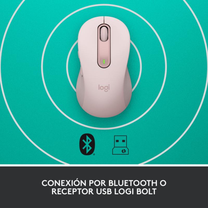 Logitech Signature M650 ratón mano derecha RF Wireless + Bluetooth Óptico 2000 DPI