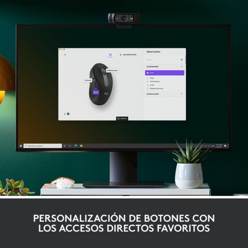 Logitech Signature M650 ratón mano derecha RF Wireless + Bluetooth Óptico 2000 DPI