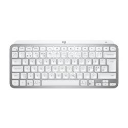 Logitech MX Keys Mini for Business teclado RF Wireless + Bluetooth QWERTY Nórdico Aluminio, Blanco