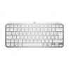 Logitech MX Keys Mini for Business teclado RF Wireless + Bluetooth QWERTY Nórdico Aluminio, Blanco