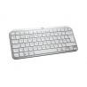 Logitech MX Keys Mini for Business teclado RF Wireless + Bluetooth QWERTY Nórdico Aluminio, Blanco