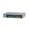 NETGEAR 8-port Ultra60 PoE++ Multi-Gigabit (2.5G) Ethernet Plus Switch No administrado L2/L3 2.5G Ethernet (100/1000/2500) Energ