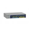 NETGEAR 8-port Ultra60 PoE++ Multi-Gigabit (2.5G) Ethernet Plus Switch No administrado L2/L3 2.5G Ethernet (100/1000/2500) Energ