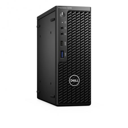 DELL Precision 3240 i7-10700 CFF Intel® Core™ i7 16 GB DDR4-SDRAM 512 GB SSD Windows 10 Pro Puesto de trabajo Negro