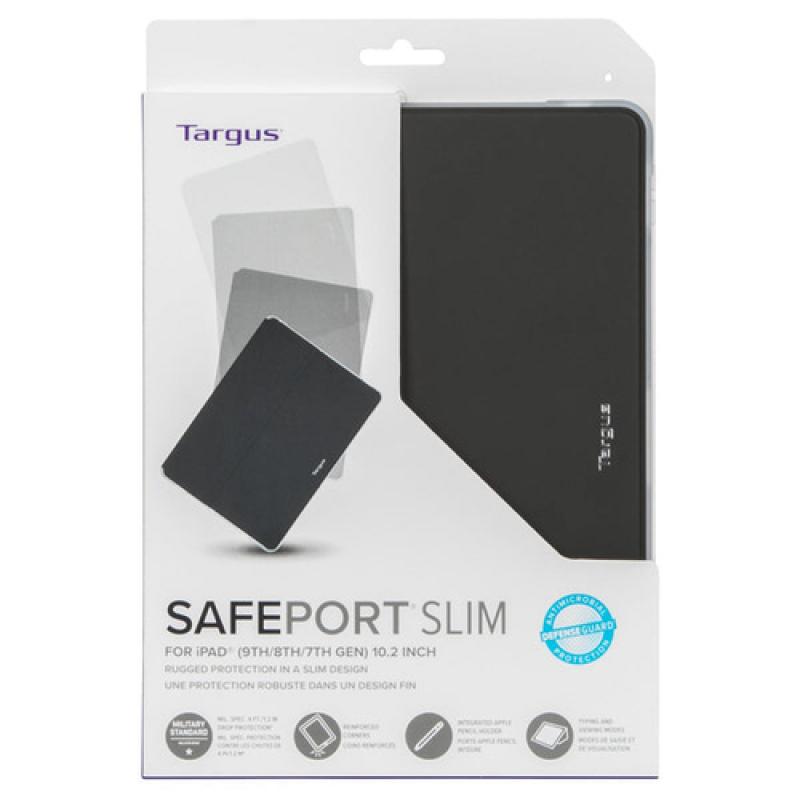 Targus SafePort Slim 25,9 cm (10.2") Folio Gris, Transparente