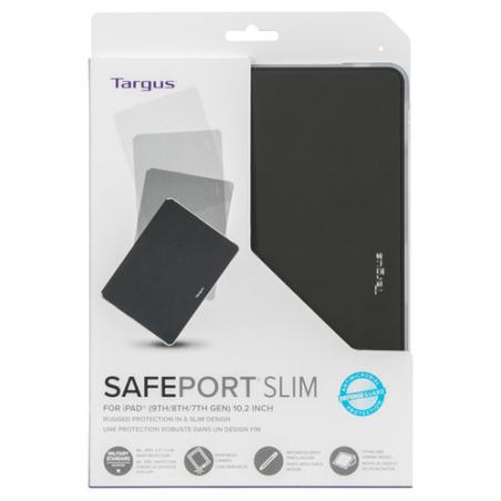Targus SafePort Slim 25,9 cm (10.2") Folio Gris, Transparente