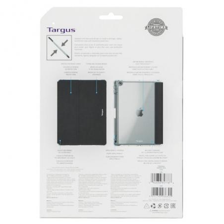 Targus SafePort Slim 25,9 cm (10.2") Folio Gris, Transparente