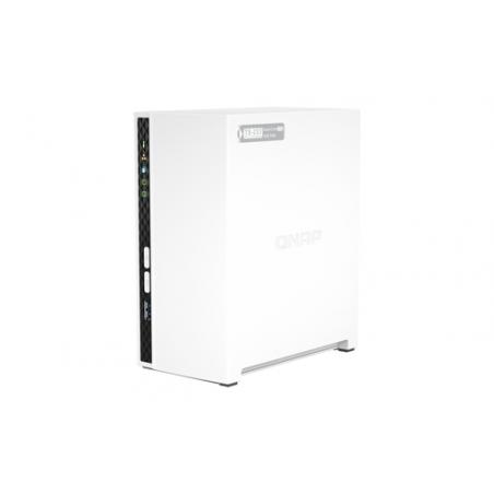 QNAP TS-233 servidor de almacenamiento NAS Mini Tower Ethernet Blanco
