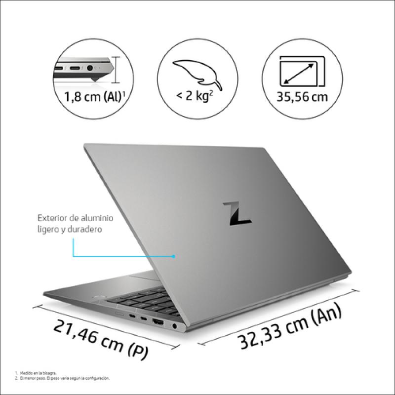HP ZBook Firefly 14 G8 i5-1135G7 Estación de trabajo móvil 35,6 cm (14") Full HD Intel® Core™ i5 16 GB DDR4-SDRAM 512 GB SSD Wi-