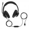 Targus AEH102GL auricular y casco Auriculares Alámbrico Diadema Llamadas/Música USB tipo A Negro