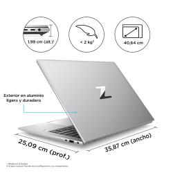 HP ZBook Firefly 16 G9 i5-1240P Estación de trabajo móvil 40,6 cm (16") WUXGA Intel® Core™ i5 16 GB DDR5-SDRAM 512 GB SSD Wi-Fi 