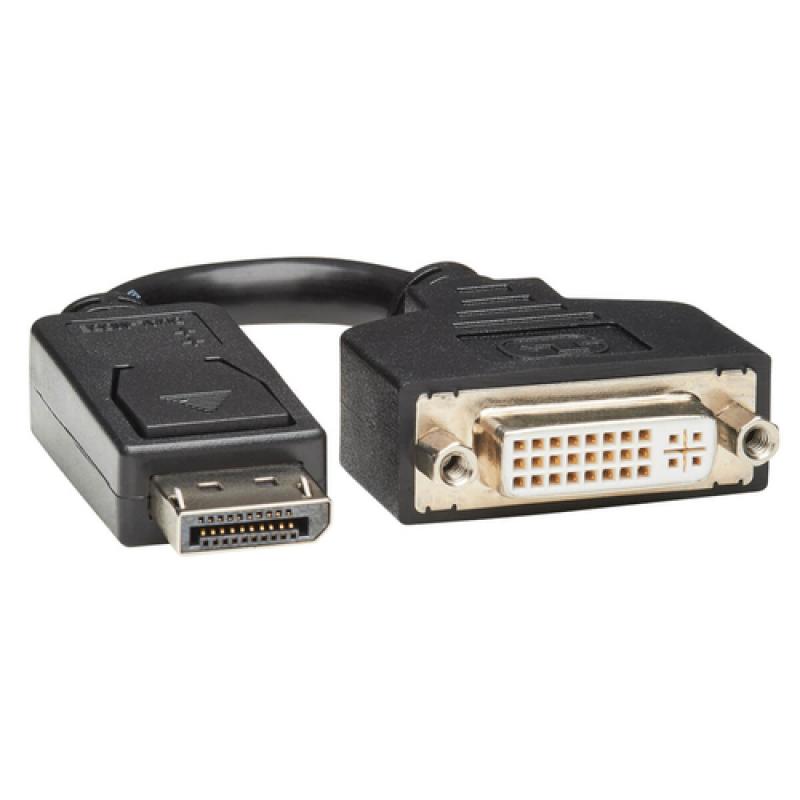 Tripp Lite P134-000 Adaptador de Cable DisplayPort a DVI, Convertidor para DP-M a DVI-I-F, 15.2 cm [6 Pulgadas]