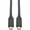 Tripp Lite U420-006-5A Cable USB-C (M/M) - USB 3.1, Gen 1 (5 Gbps), Especificación de 5A, Compatible con Thunderbolt 3, 1.83 m [