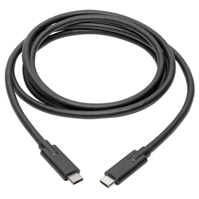Tripp Lite U420-006-5A Cable USB-C (M/M) - USB 3.1, Gen 1 (5 Gbps), Especificación de 5A, Compatible con Thunderbolt 3, 1.83 m [