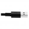 Tripp Lite M100-003-BK Cable de Sincronización y Carga USB A a Lightning, Certificado MFi - Negro, M/M, USB 2.0, 0.91 m [3 pies]