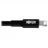 Tripp Lite M100-003-BK Cable de Sincronización y Carga USB A a Lightning, Certificado MFi - Negro, M/M, USB 2.0, 0.91 m [3 pies]