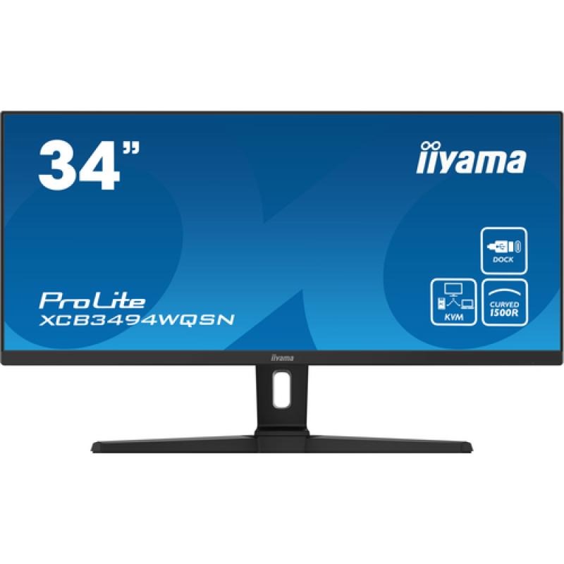 iiyama ProLite XCB3494WQSN-B1 pantalla para PC 86,4 cm (34") 3440 x 1440 Pixeles UltraWide Quad HD Negro