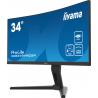 iiyama ProLite XCB3494WQSN-B1 pantalla para PC 86,4 cm (34") 3440 x 1440 Pixeles UltraWide Quad HD Negro