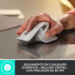 Logitech MX Master 3S ratón mano derecha RF Wireless + Bluetooth Laser 8000 DPI
